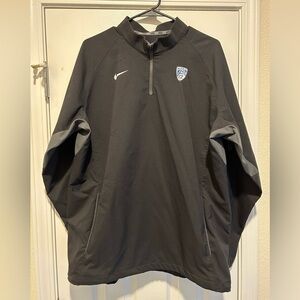 Nike L Black/gray Q-zip Windbreaker